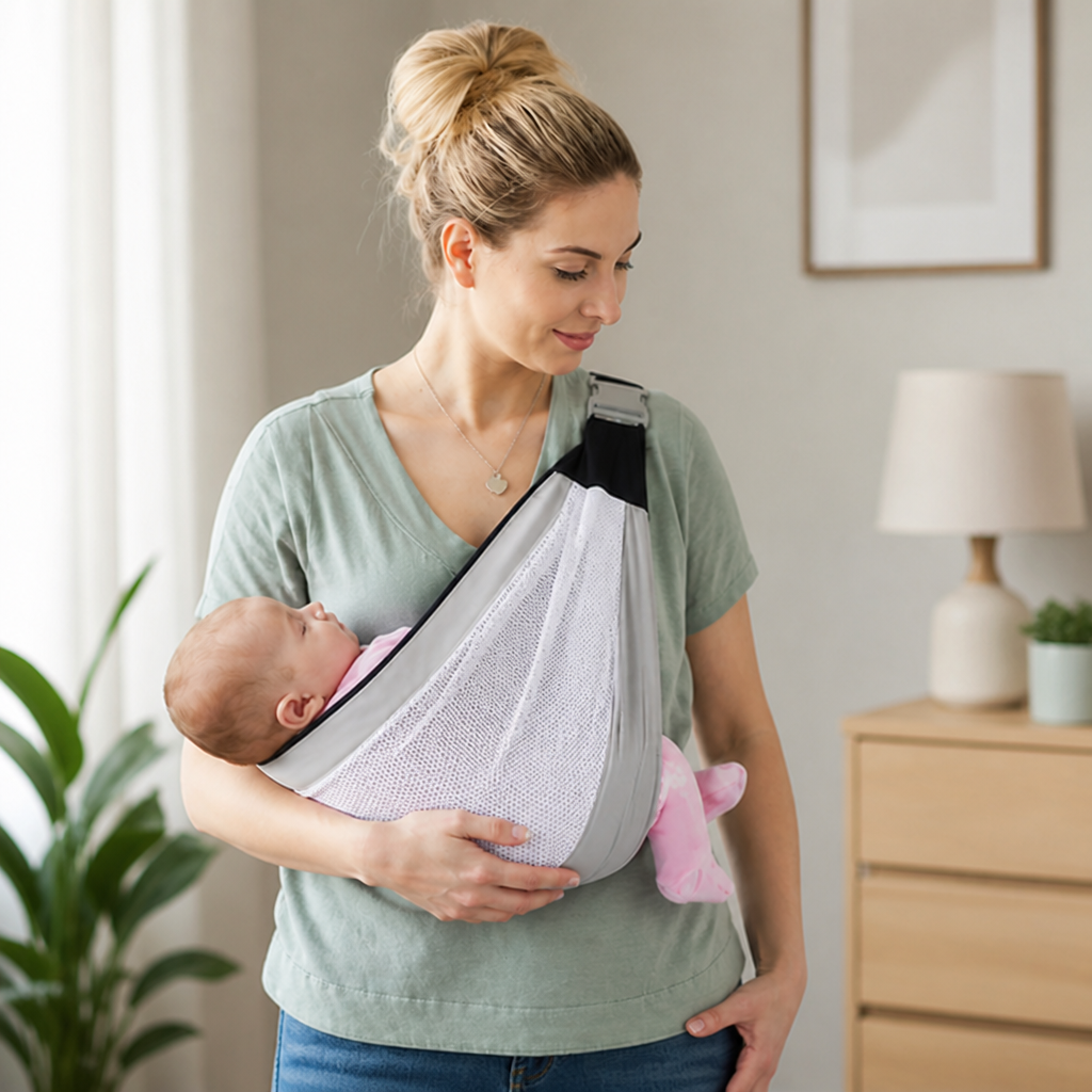 LumaNest™ Sling — Carry Longer, Feel Lighter, Bond Deeper
