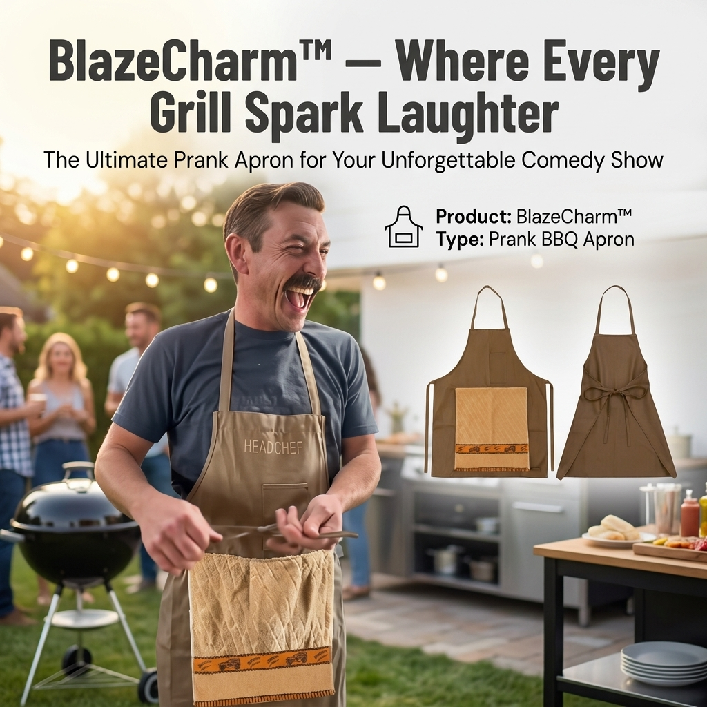 BlazeCharm™ — Turn Every BBQ Into an Unforgettable Comedy Show
