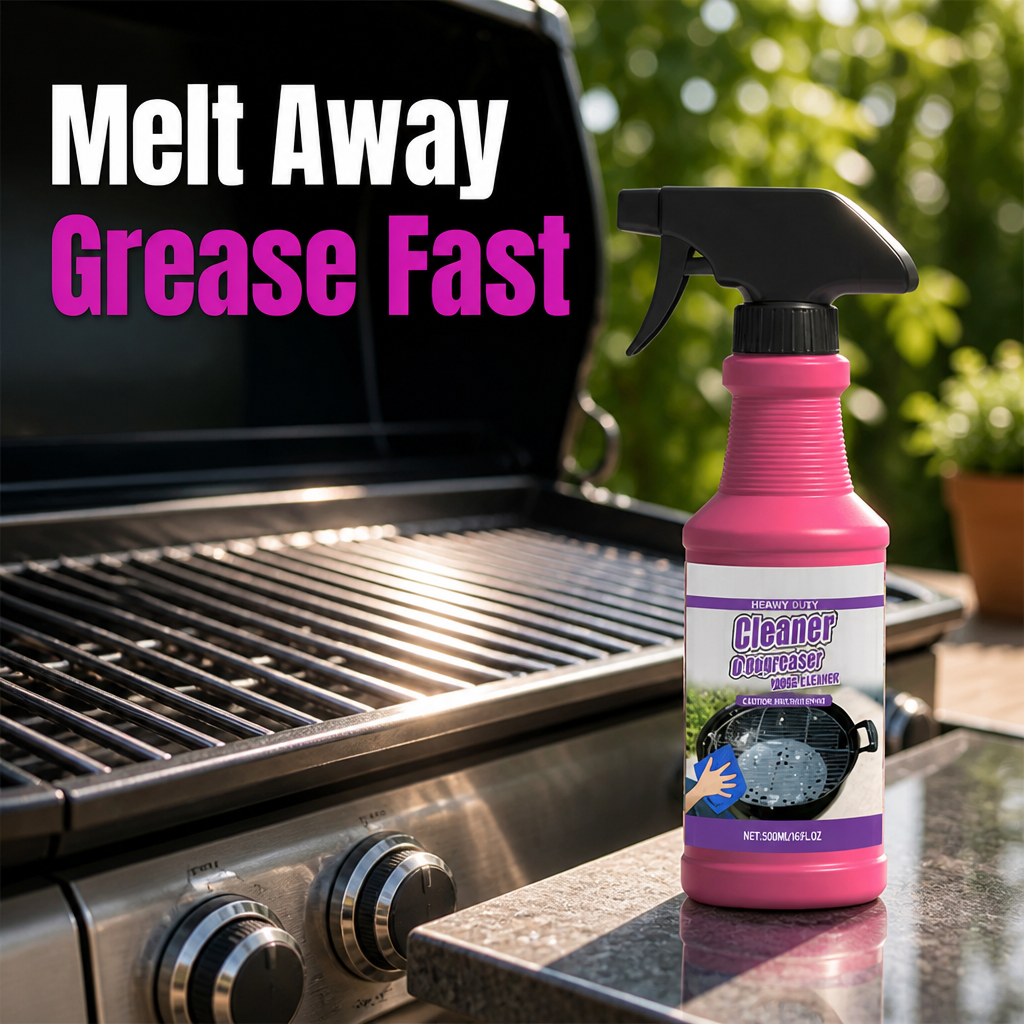 BlazeBright™ — Melt Away Grease Fast for a Grill That Shines with Pride