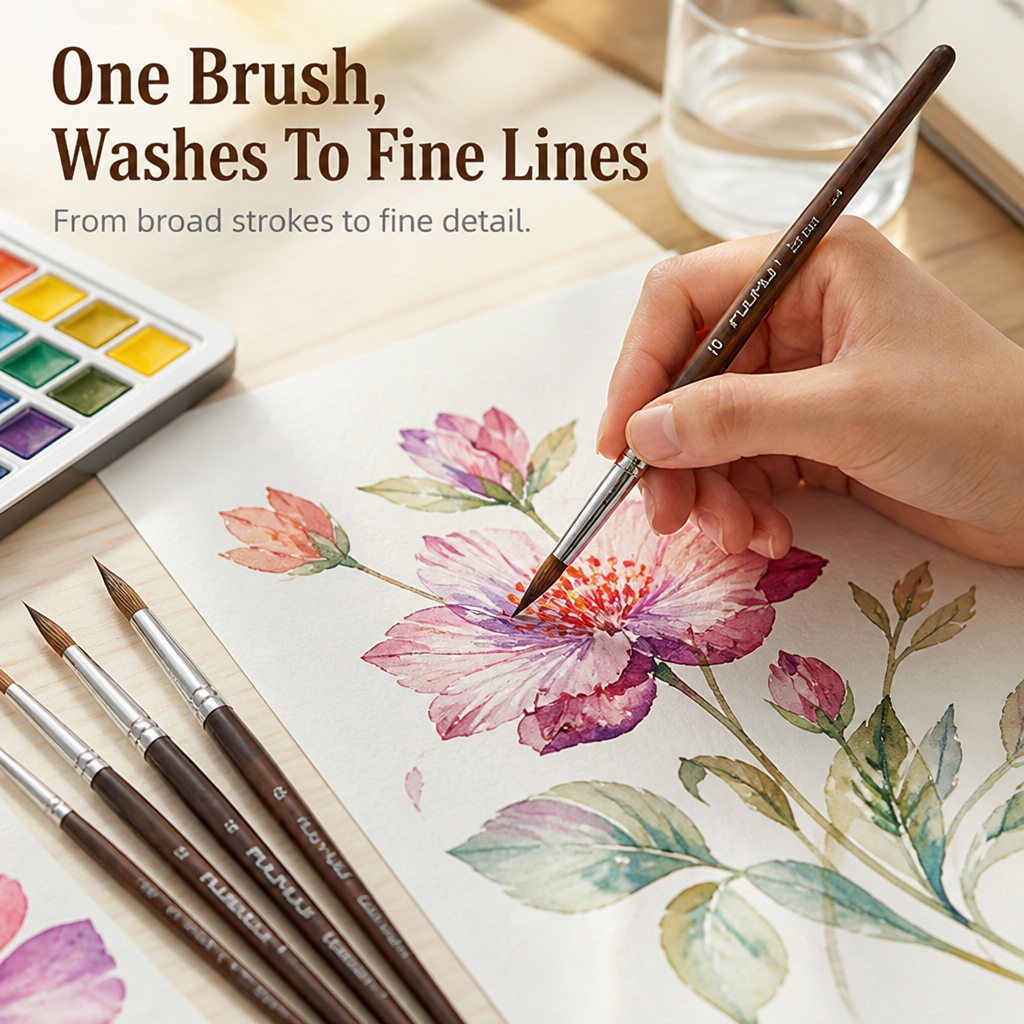 LumaBrush™ Premium Artisanal Brushes — Paint Every Detail with Effortless Precision and Endless Comfort