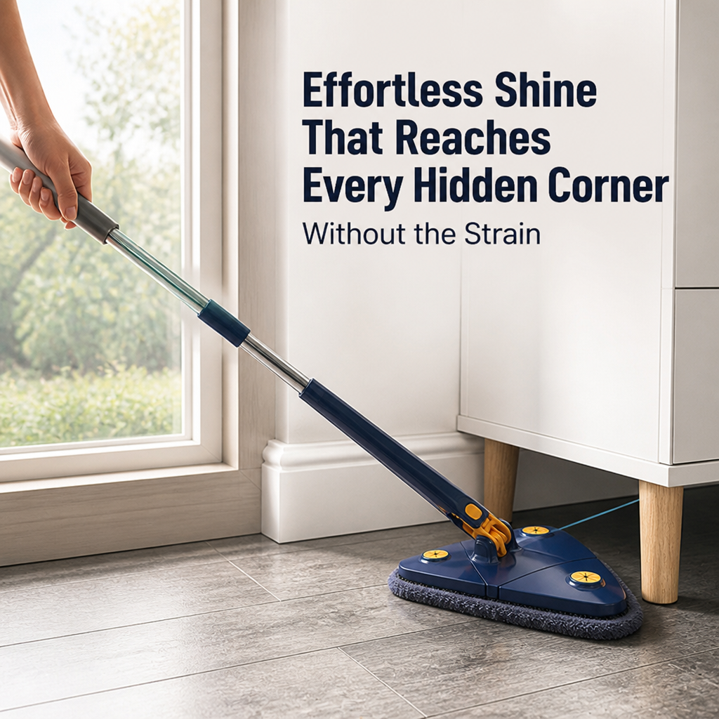 VividSweep™ — Effortless Shine That Reaches Every Hidden Corner Without the Strain