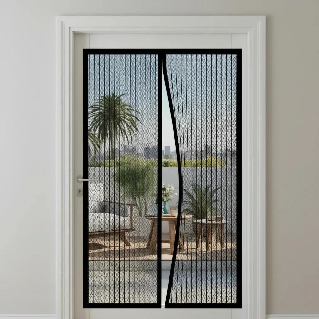 Door Gate | Magnetic Insect Screen Curtain for Doors | Automatic Magnetic Seal | BugBarrier