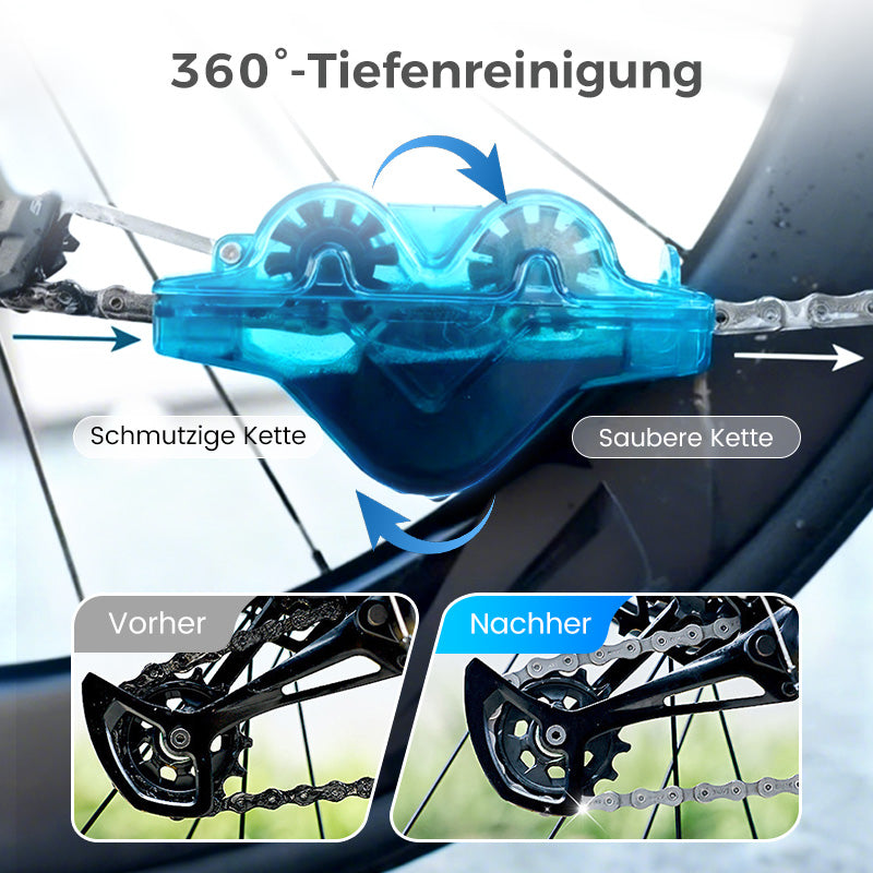 Chain Cleaner for Effortless Maintenance of a Clean, Long-Lasting Bike Chain