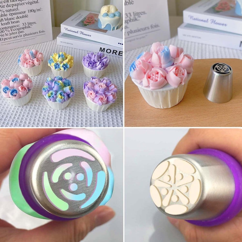 Flower Frosting Tips Nozzles for Cake Decorating
