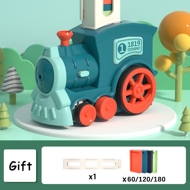 Electric Train for Endless Domino Fun