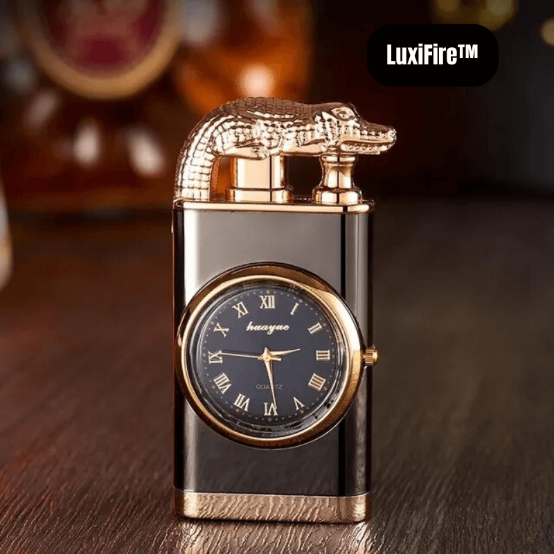 PyraLux™ Croc Flame — Ignite Your Legacy with Time and Power in Hand