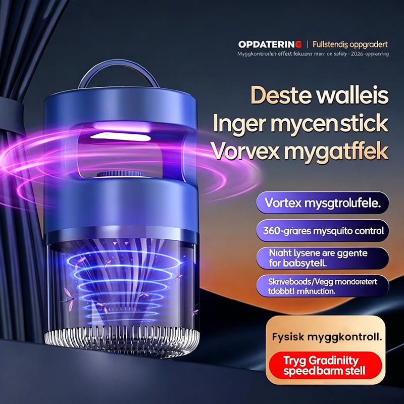 UV Light Mosquito Lamp with Suction Fan