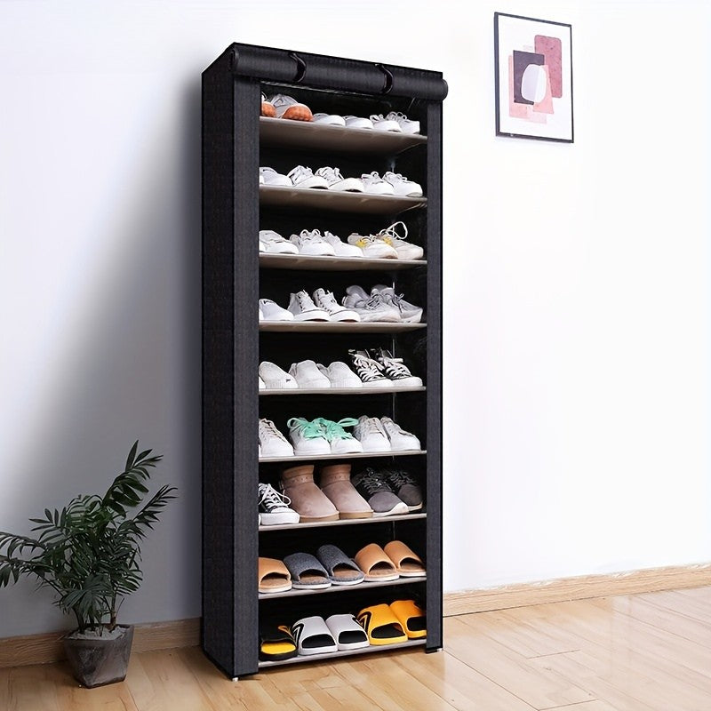 Freestanding Shoe Organizer | Dustproof Cover | No-Tool Assembly | ShoeGuard