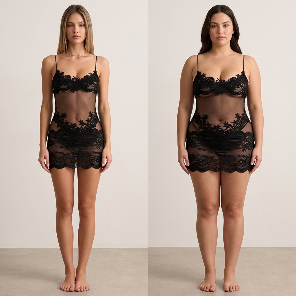 Vellora™ Midnight Lace Illusion Dress — Unleash Your Confidence with Feather-Light Elegance