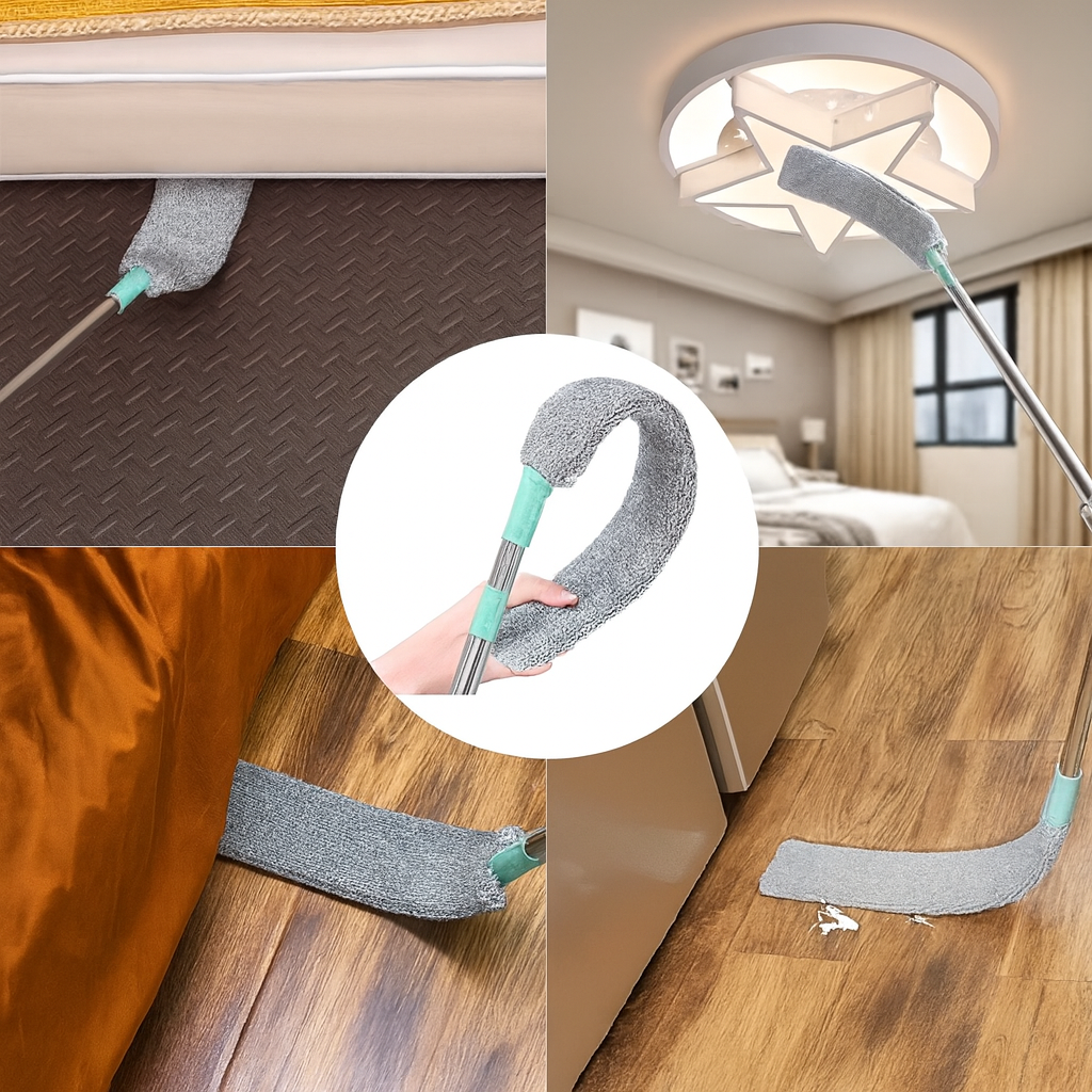 GlideSweep™ — Clean Every Corner Comfortably Without the Strain