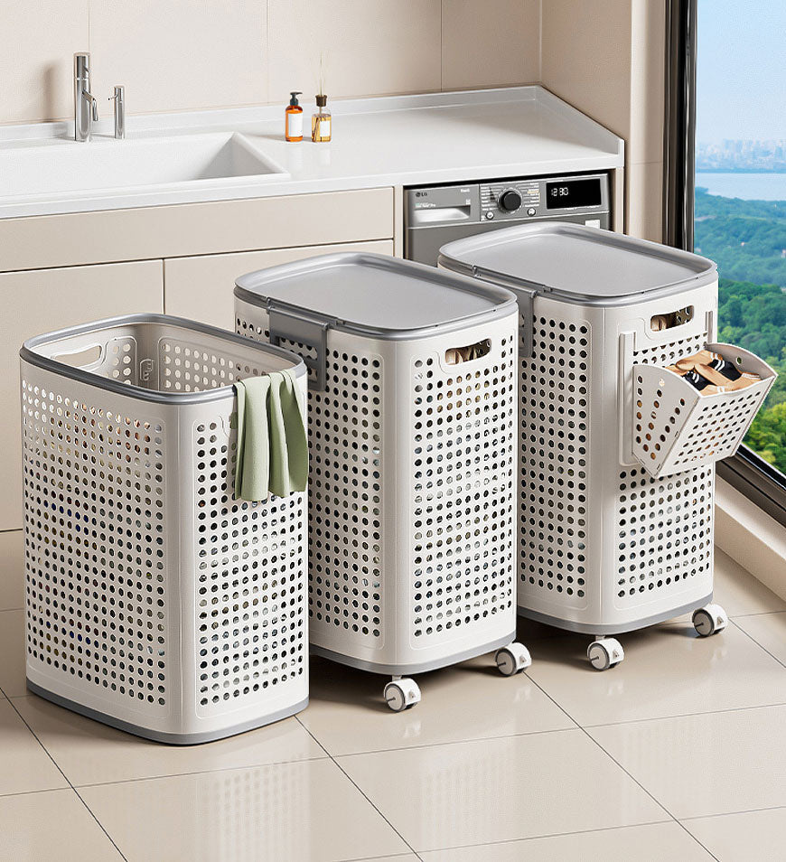 Laundry Basket for Easy Carrying – No Back Pain, Keeps Clothes Fresh