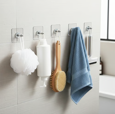 GlideGrip™ Hooks — Effortless, Damage-Free Organization That Holds Strong Through Every Messy Moment