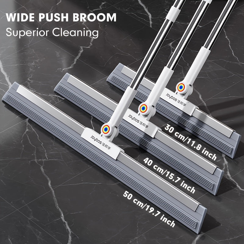 Floor Mop with Rubber Lip and TPE Bristles