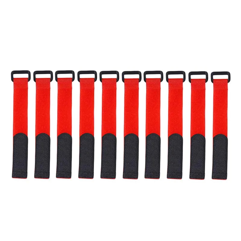 Adjustable Hook and Loop Gear Holders - Set of 10 Fishing Rod Straps