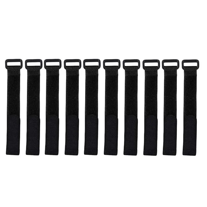 Adjustable Hook and Loop Gear Holders - Set of 10 Fishing Rod Straps
