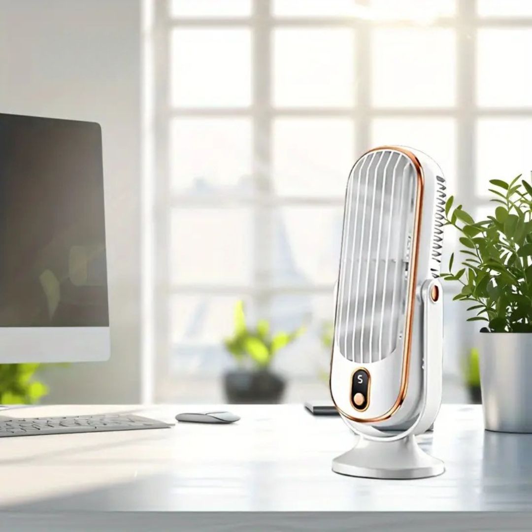 Rechargeable Battery Desk Fan – Quiet USB Operation