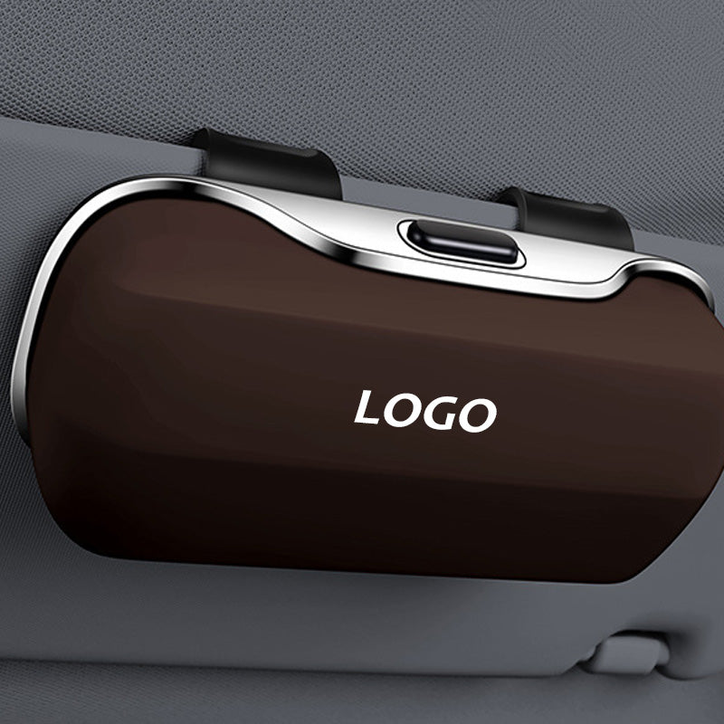 Car Sunglasses Case with Sun Visor Clip