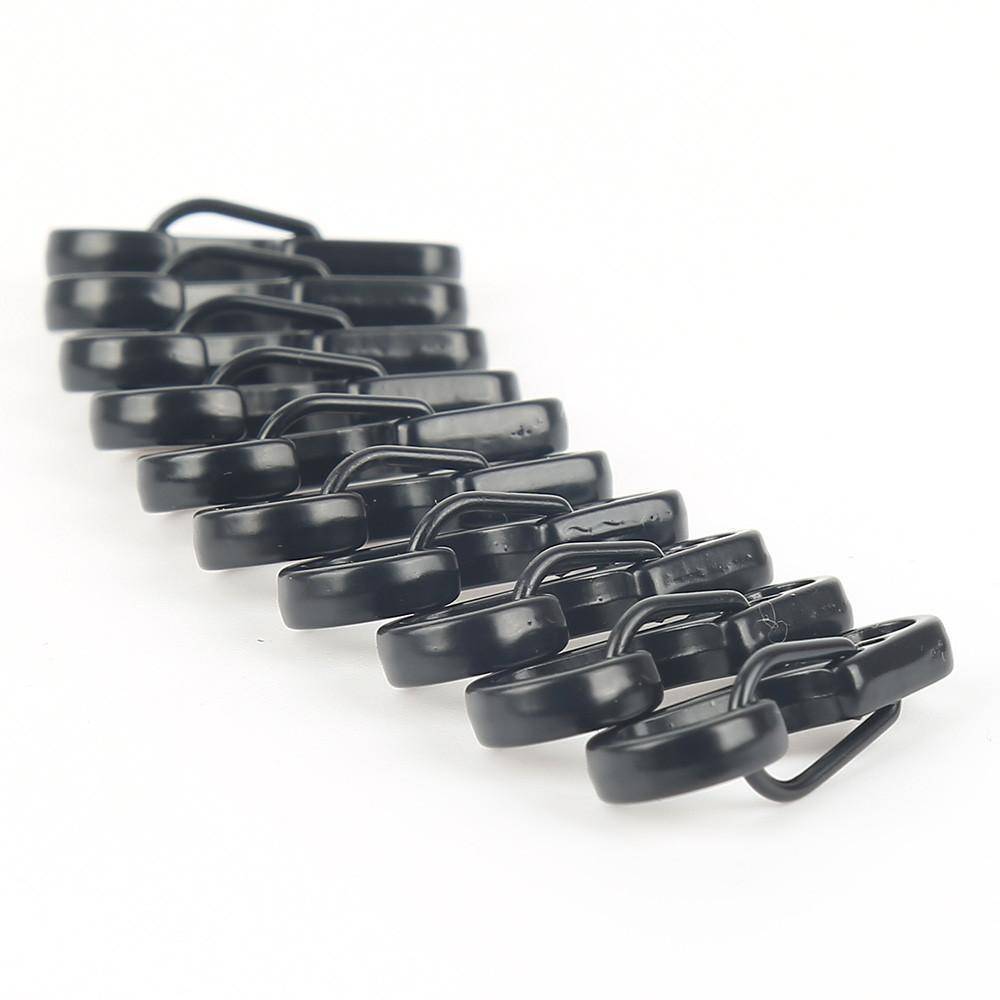 Set of 10 Mini Spring Clasps and Climbing Carabiners for Backpacks
