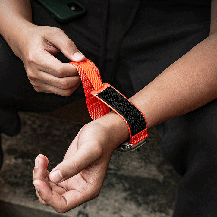Tactical Nylon Band for Outdoor Use on Smartwatches