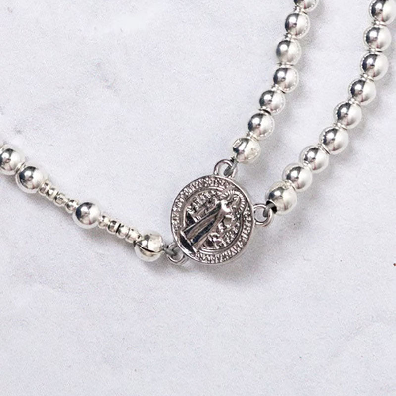 Handcrafted Beaded Prayer Bracelet with Magnetic Clasp