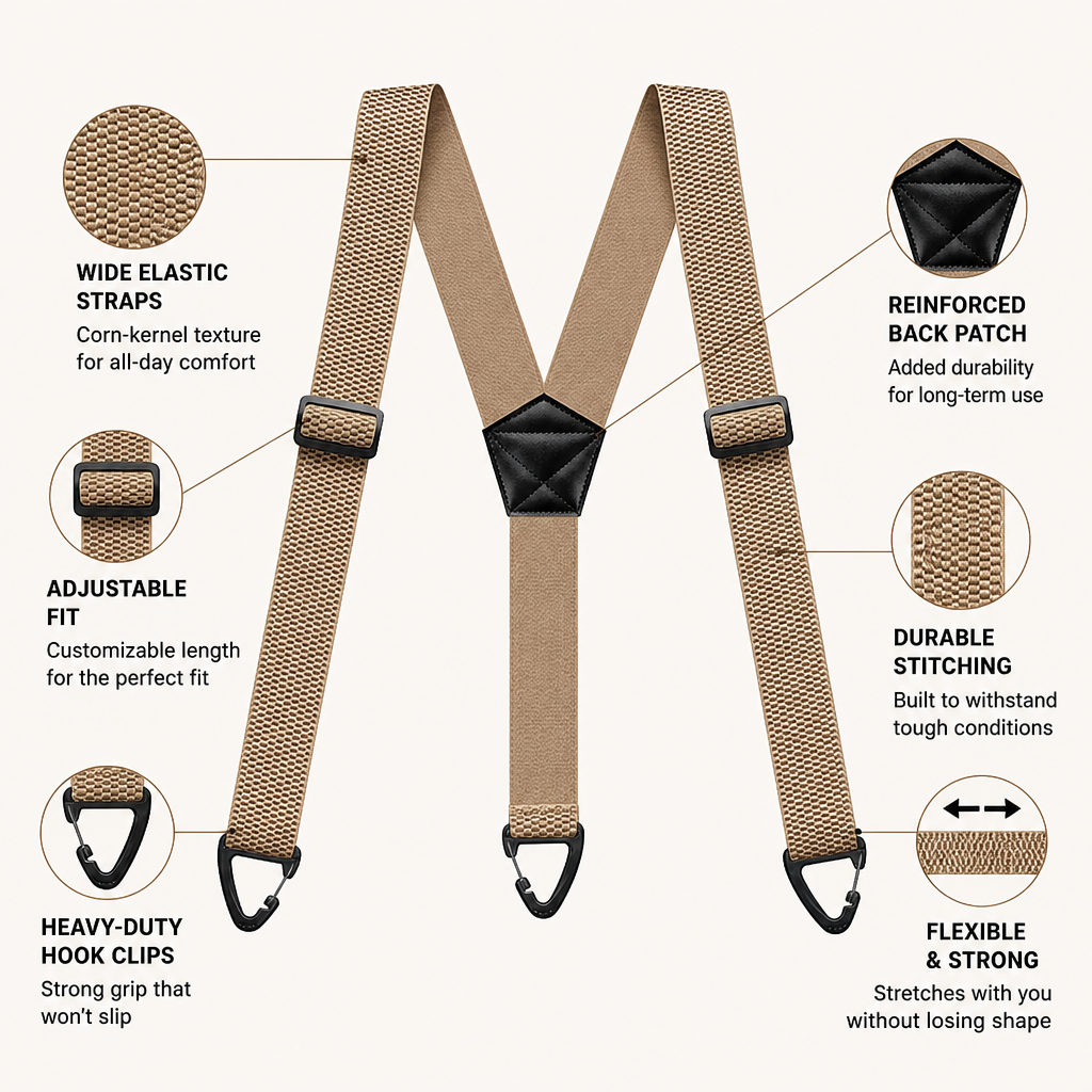 IronHold™ Suspenders — Rock-Solid Support That Never Lets You Down