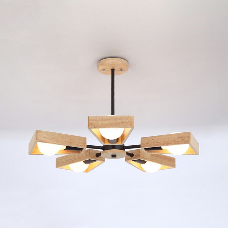 Timber Sputnik Pendant Light Fixture