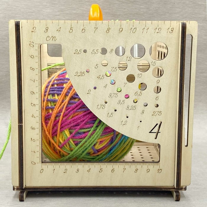Tangle-Free Crafting Joy | Storage for Needles Scissors Supplies | Seamless Thread Movement Without Snags | KnitNest