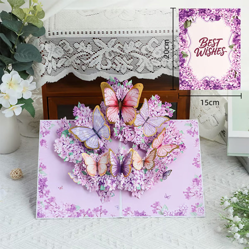 3D Pop-Up Card - Keep Love Alive with Stunning Floral Magic