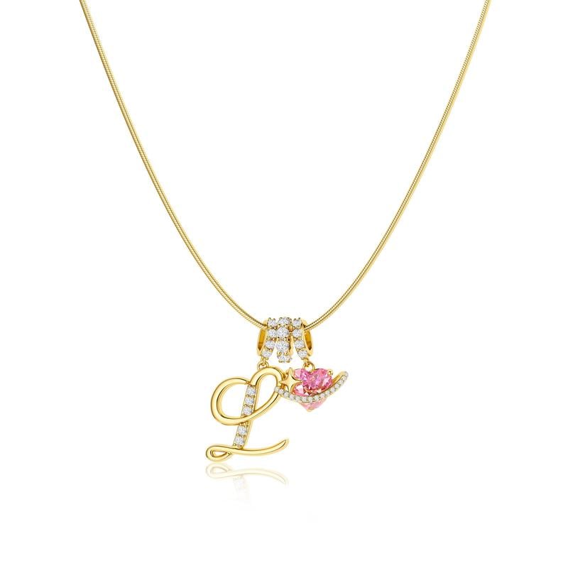 LioraCharm™ — Wear Your Story in Stunning Gold and Sparkling Pink