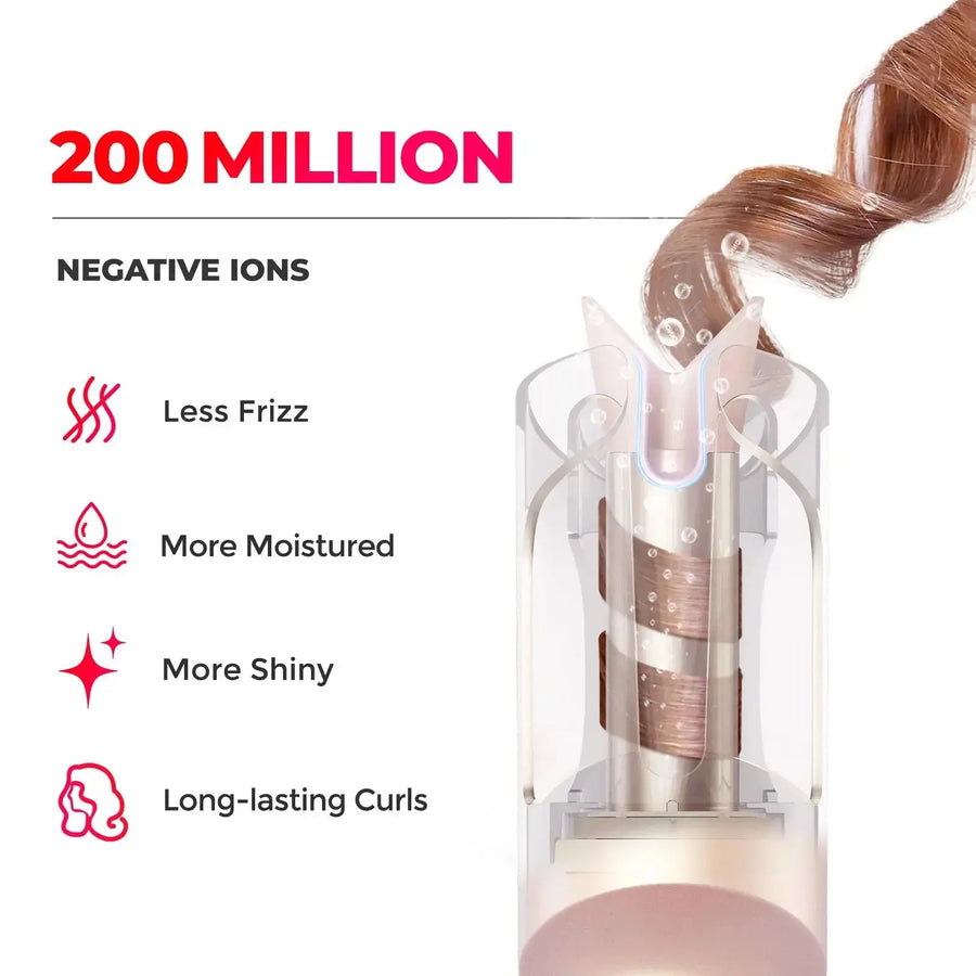 LuxeCurl™ Styler — Effortless, Long-Lasting Curls That Shine and Protect Your Hair Every Day