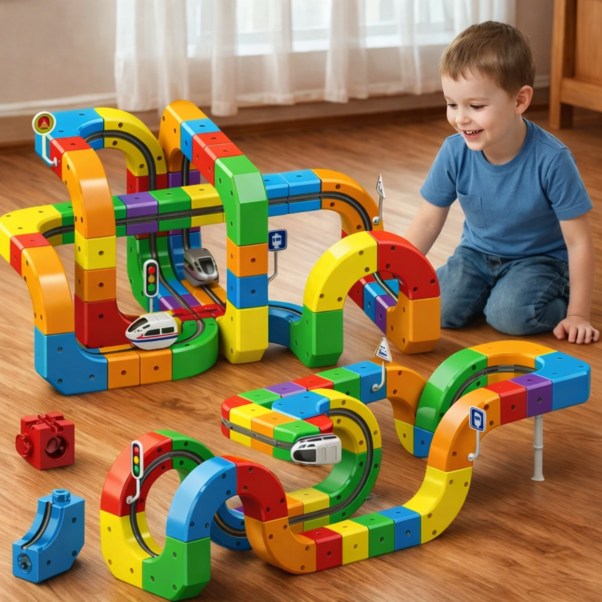 TurboTracks™ — Ignite Your Child’s Genius with Every Thrilling Build