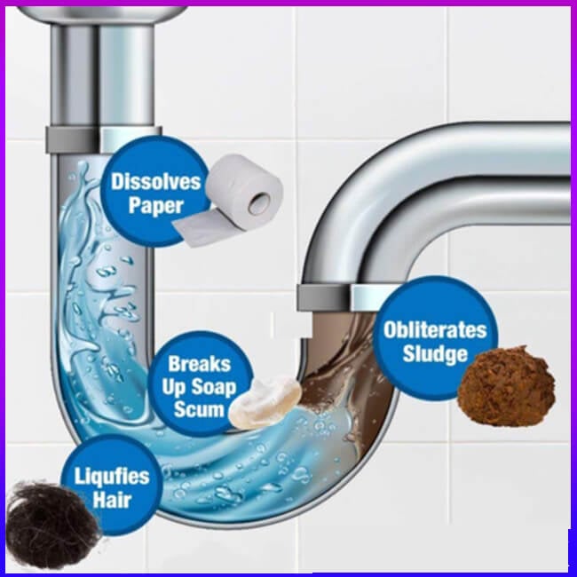 TurboFoam™ Drain Miracle — Blast Away Clogs and Breathe Easy with Fresh, Flowing Drains