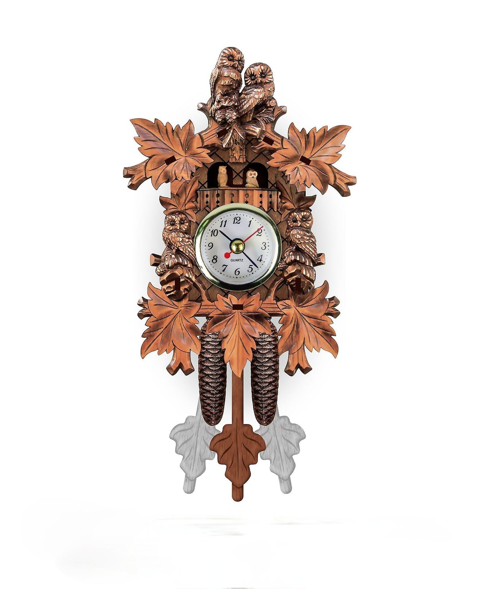 Cuckoo Wall Clock in Woodland Style with Copper Finish