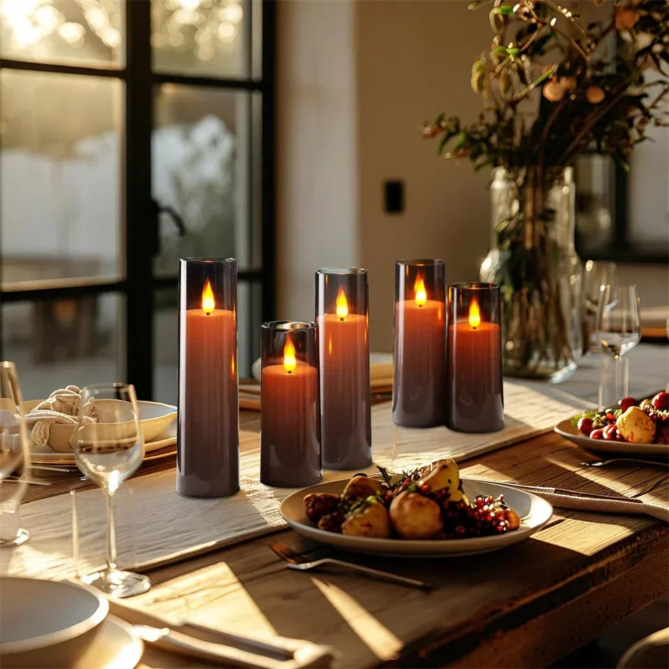 Realistic LED Candle Set
