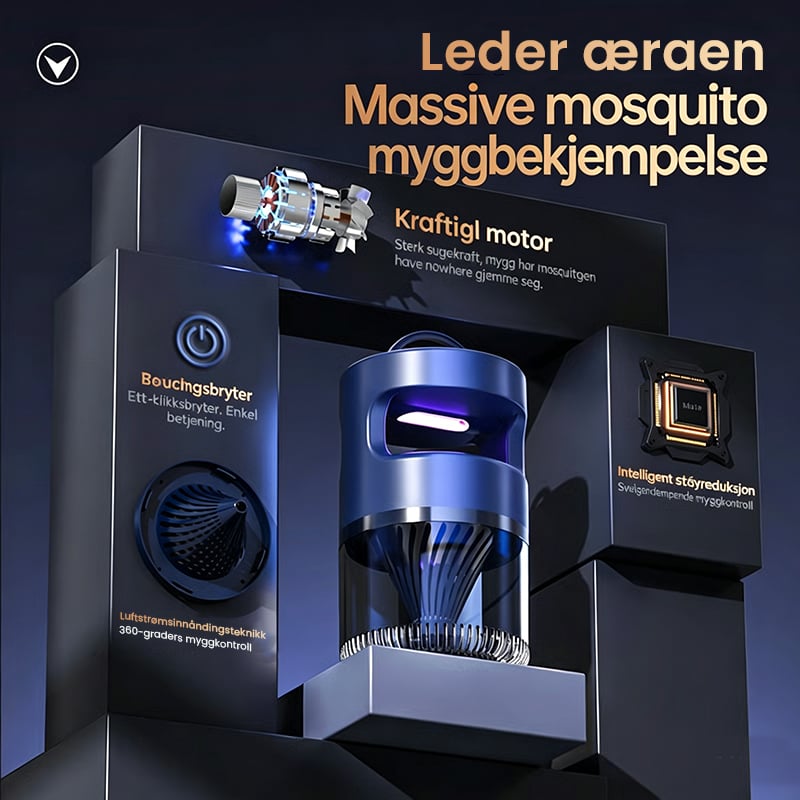 UV Light Mosquito Lamp with Suction Fan