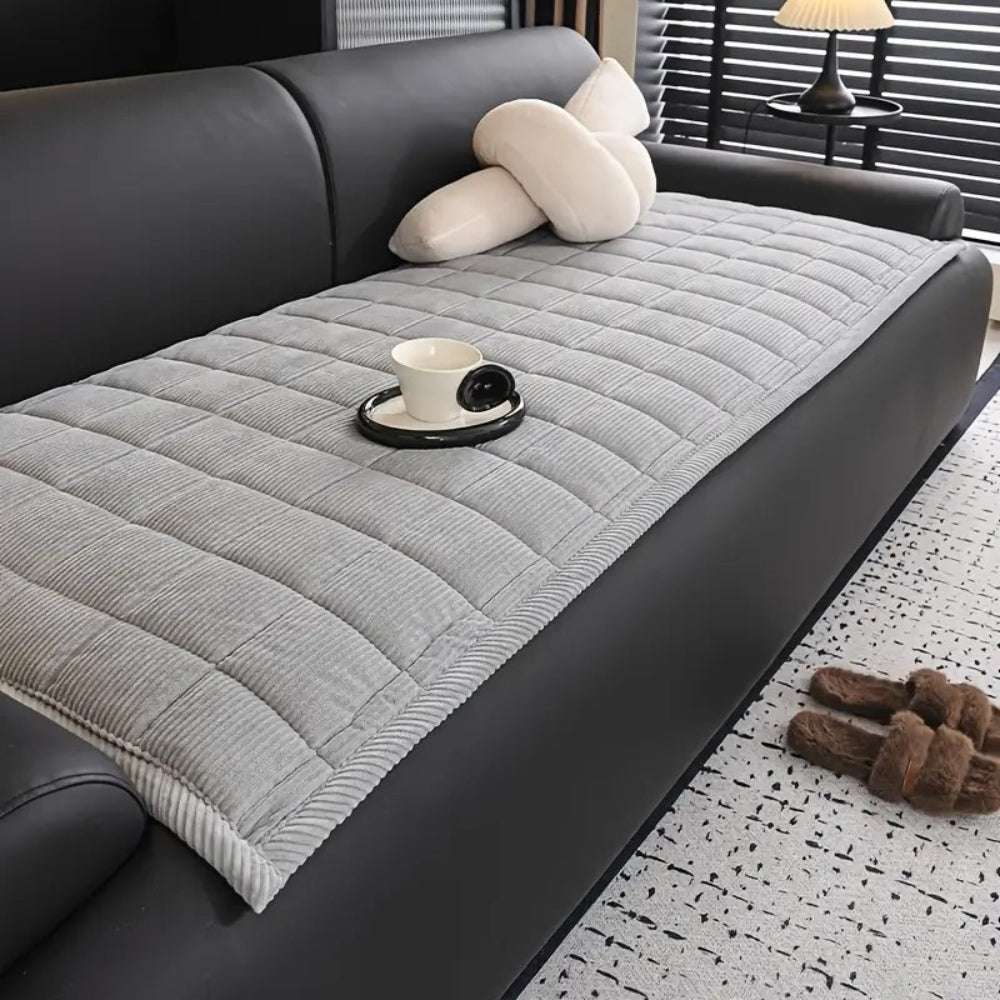 Quilted Sofa Cover – Transform Your Couch into a Cozy, Protective Oasis
