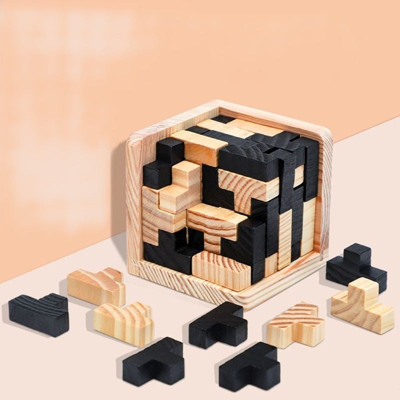 Wooden Puzzle Game – Sharpen Your Mind with Challenging Riddles