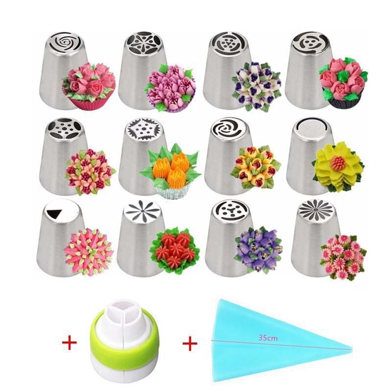 Flower Frosting Tips Nozzles for Cake Decorating