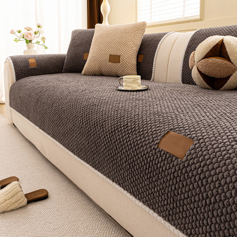 VeluraShield™ — Wrap Your Sofa in Plush Comfort That Never Slips or Fades