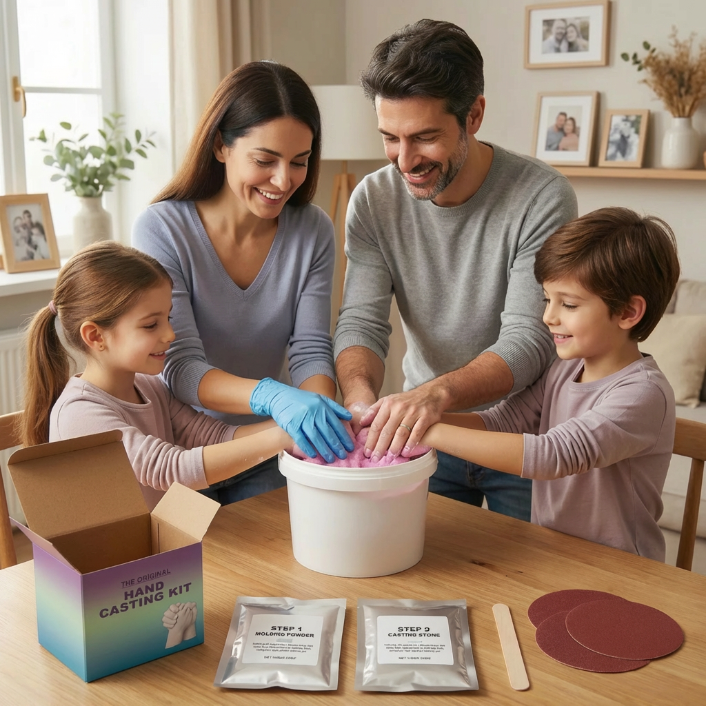 3D Handprint Plaster Kit – Tangible Memory Keepsake