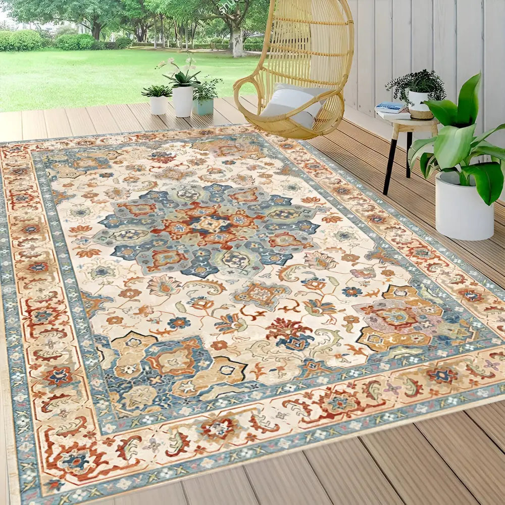 Outdoor Area Rug | Non-Slip PVC Base | Nordic Design | FjordFloor
