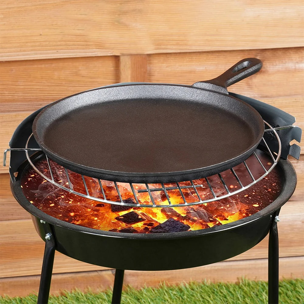 26 cm Cast Iron Skillet for Even Cooking Results