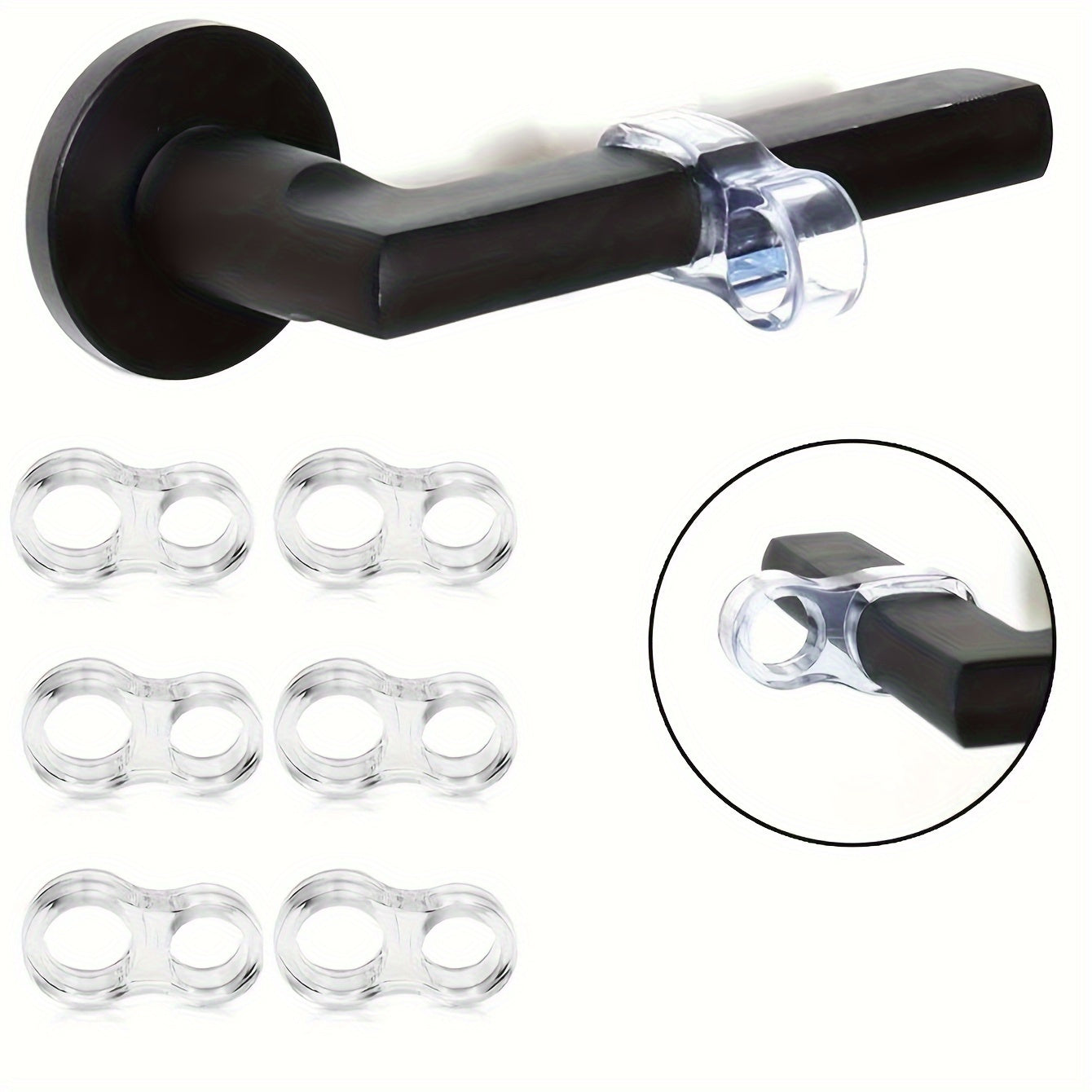 Silicone Door Handle Bumpers - Set of 5