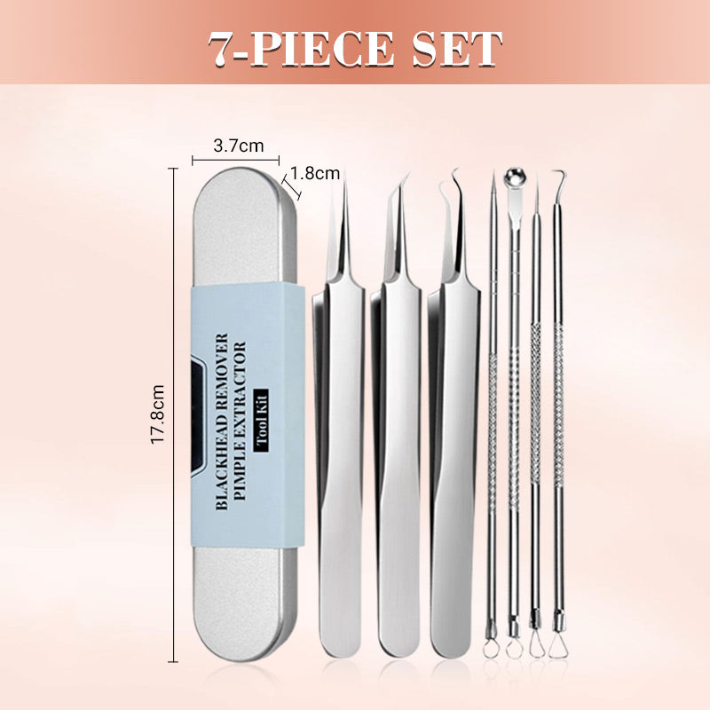 Stainless steel blackhead removal kit