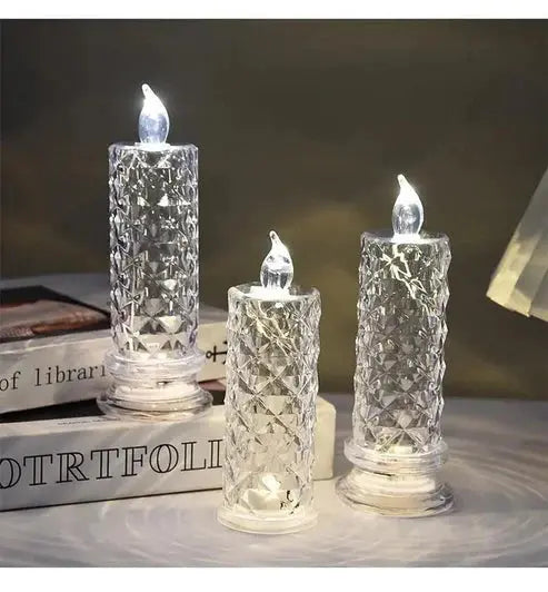Crystal Glow LED Candles – Radiant Light Moments for the Holiday Season