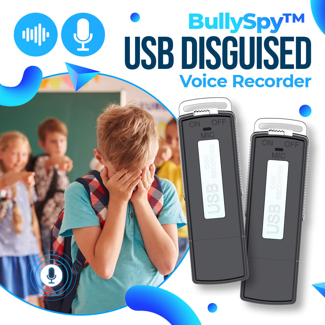 Voice Recorder | Hidden Design | Noise Cancellation | BullySpy