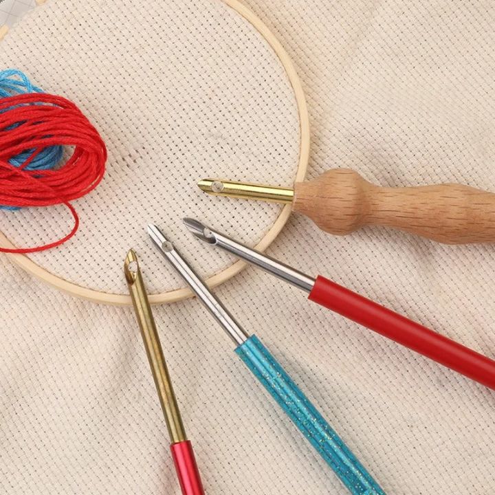 ThreadCrafters™ Embroidery & Punch Needle Set — Stitch with Effortless Precision and Unleash Your Creative Genius