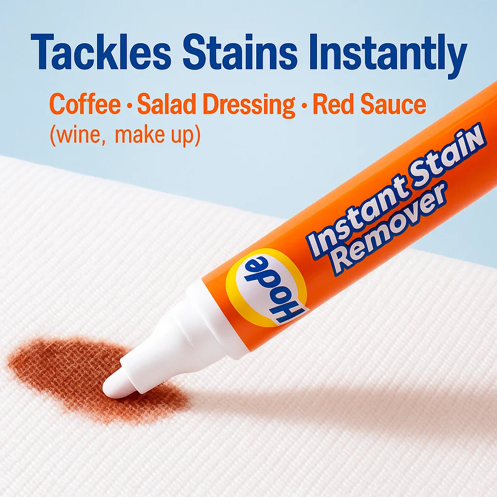 Stain Eraser Pen | Instant Aid for New Stains | Accurate Dispensing Tip | CleanTip