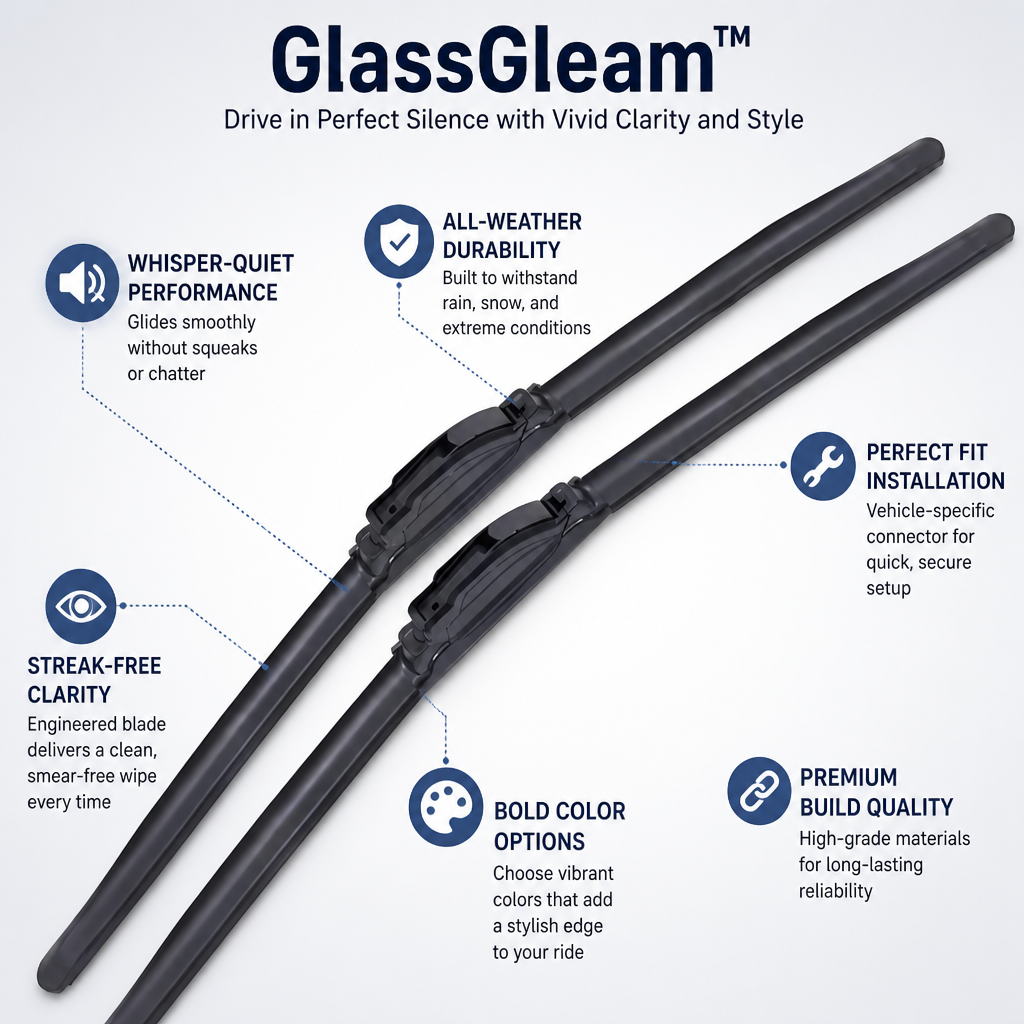 GlassGleam™ — Drive in Perfect Silence with Vivid Clarity and Style