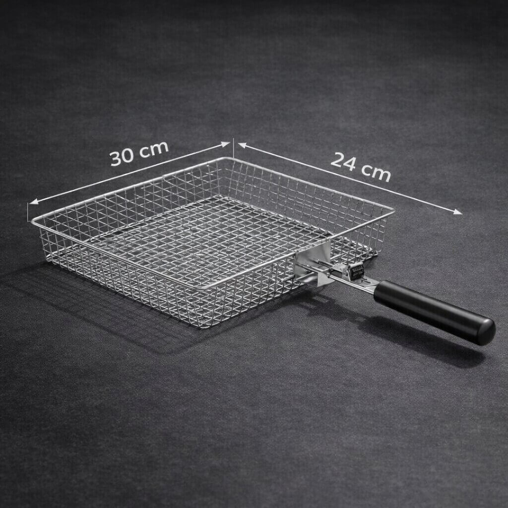 Stainless Steel Grill Basket for Barbecuing